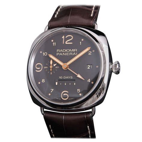 Panerai Radiomir GMT 10 Days PAM 391 Wristwatch 